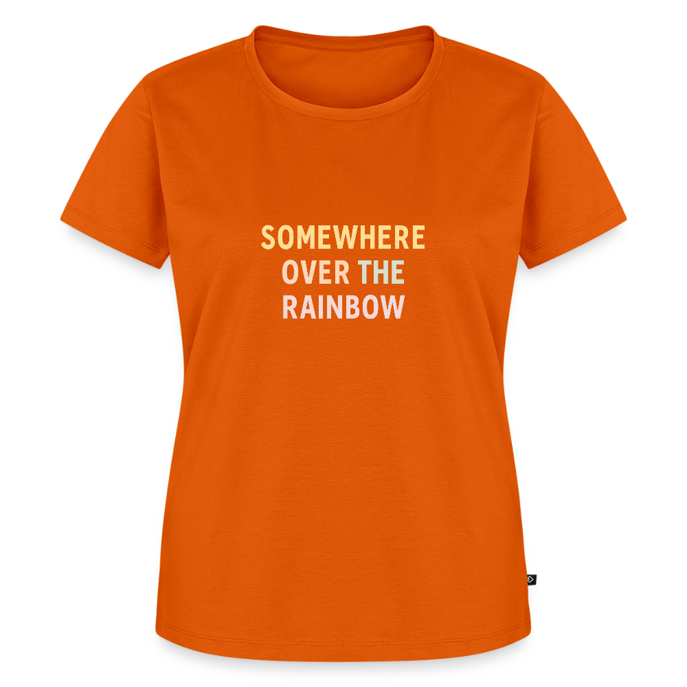 Frauen Premium T-Shirt "over the rainbow" - Orange 