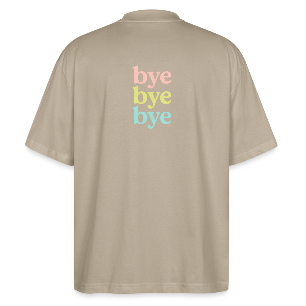 Oversized Shirt "N'SYNC bye" - Steingrau