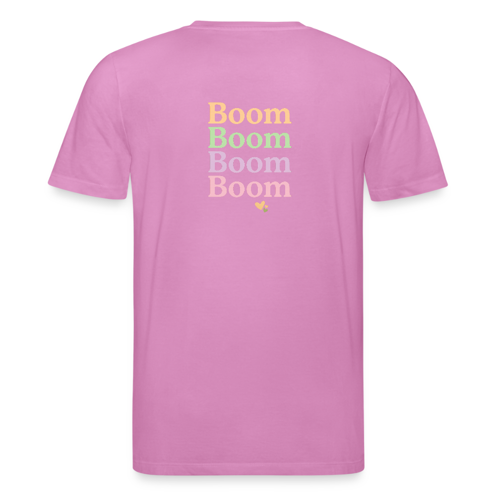 Unisex Bio-T-Shirt "Boom Boom Boom Boom" - Pink