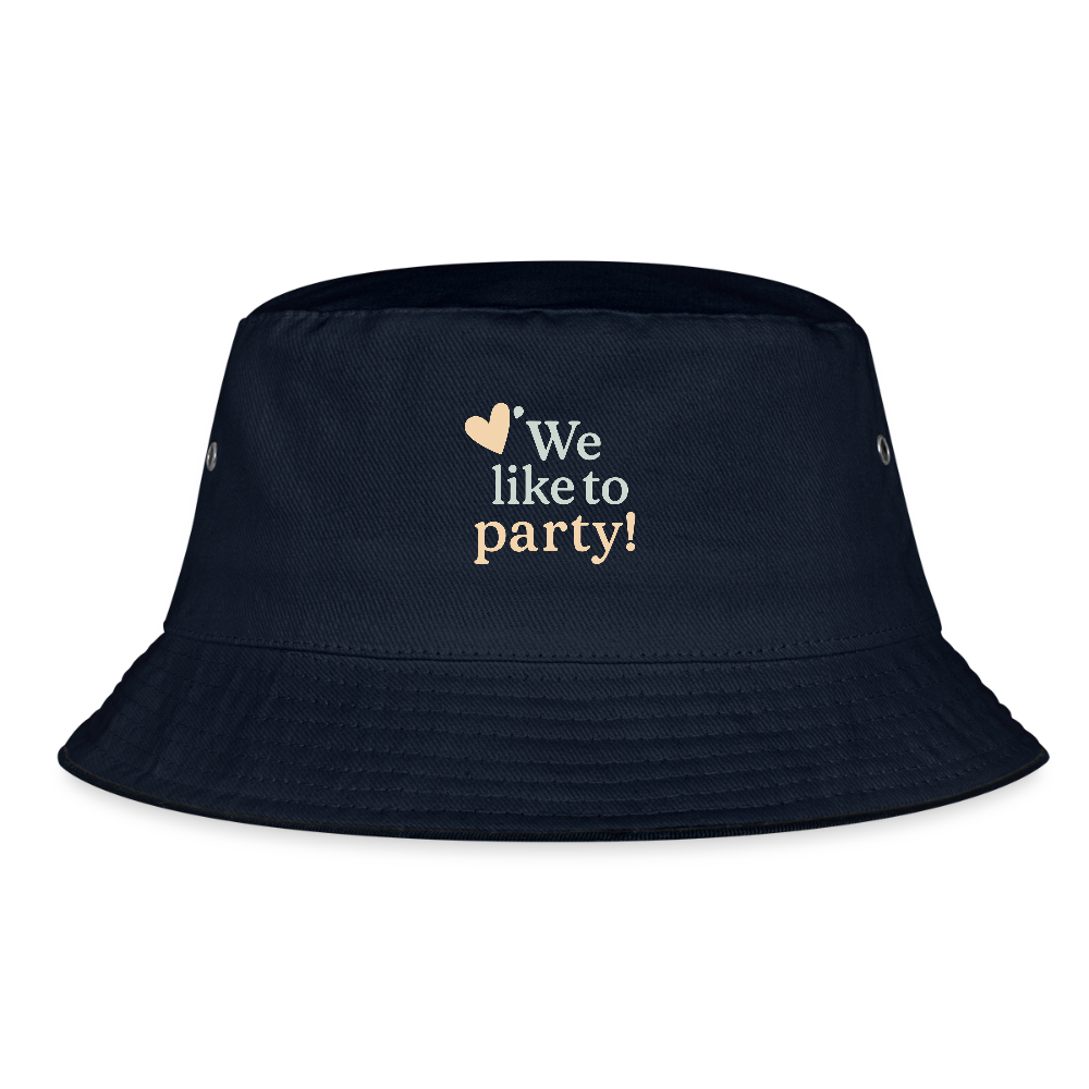 Fischerhut "we like to party" - Navy