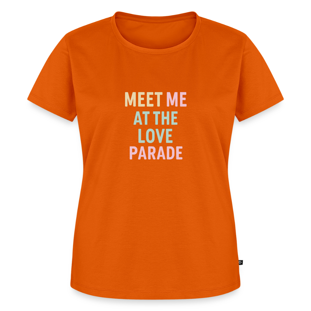 Frauen Premium T-Shirt "loveparade" - Orange 