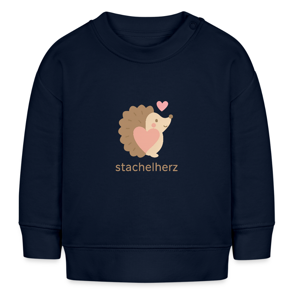 Bio-Sweatshirt "Igel" - Navy