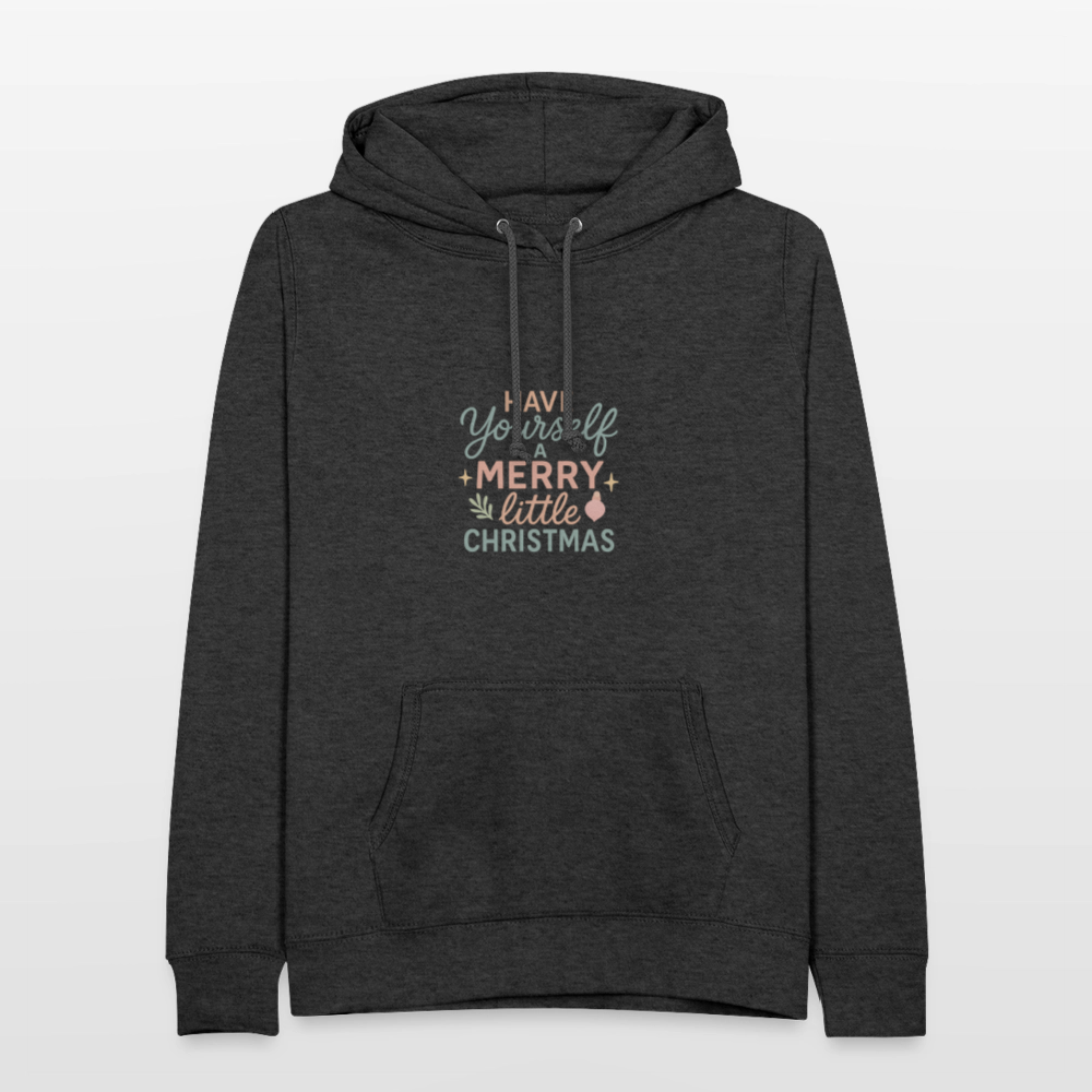 Frauen Hoodie "Have Yourself a Merry Little Christmas" - Anthrazit