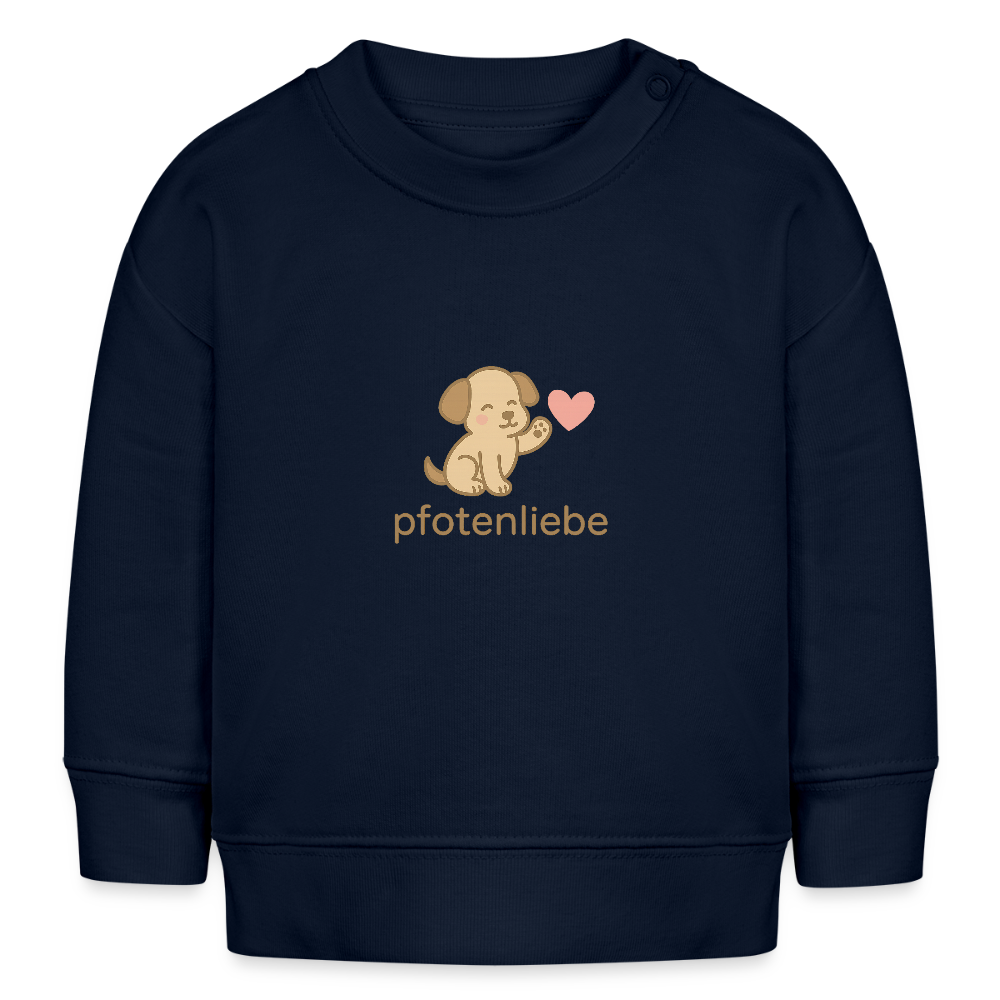 Bio-Sweatshirt "Hund" - Navy