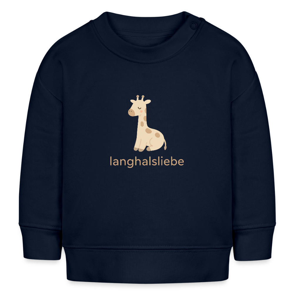 Bio-Sweatshirt "Giraffe" - Navy