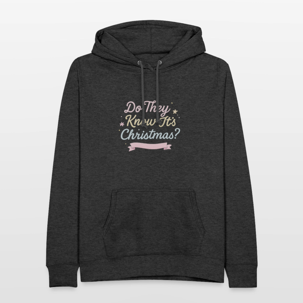 Frauen Hoodie "Do They Know It's Christmas?" - Anthrazit