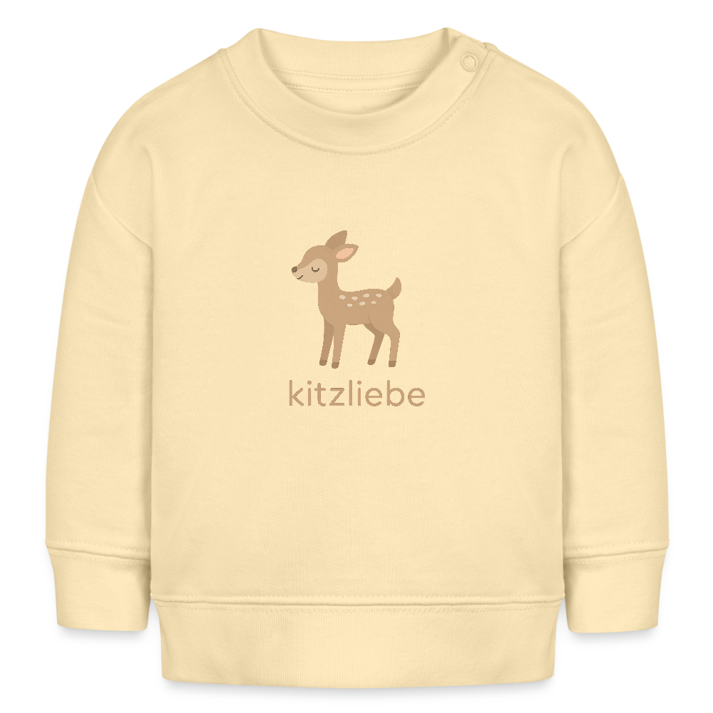 Bio-Sweatshirt "Reh" - Creme