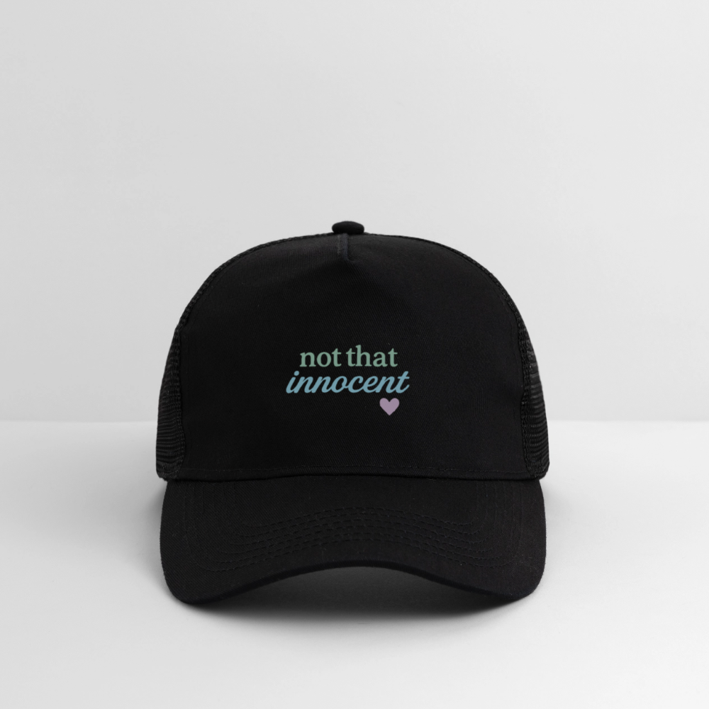 Cap "not that innocent" - Schwarz/Schwarz