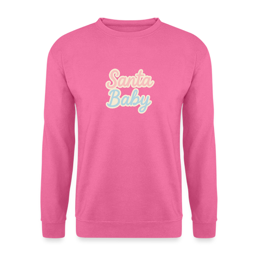 Unisex Pullover "Santa Baby" - Pink