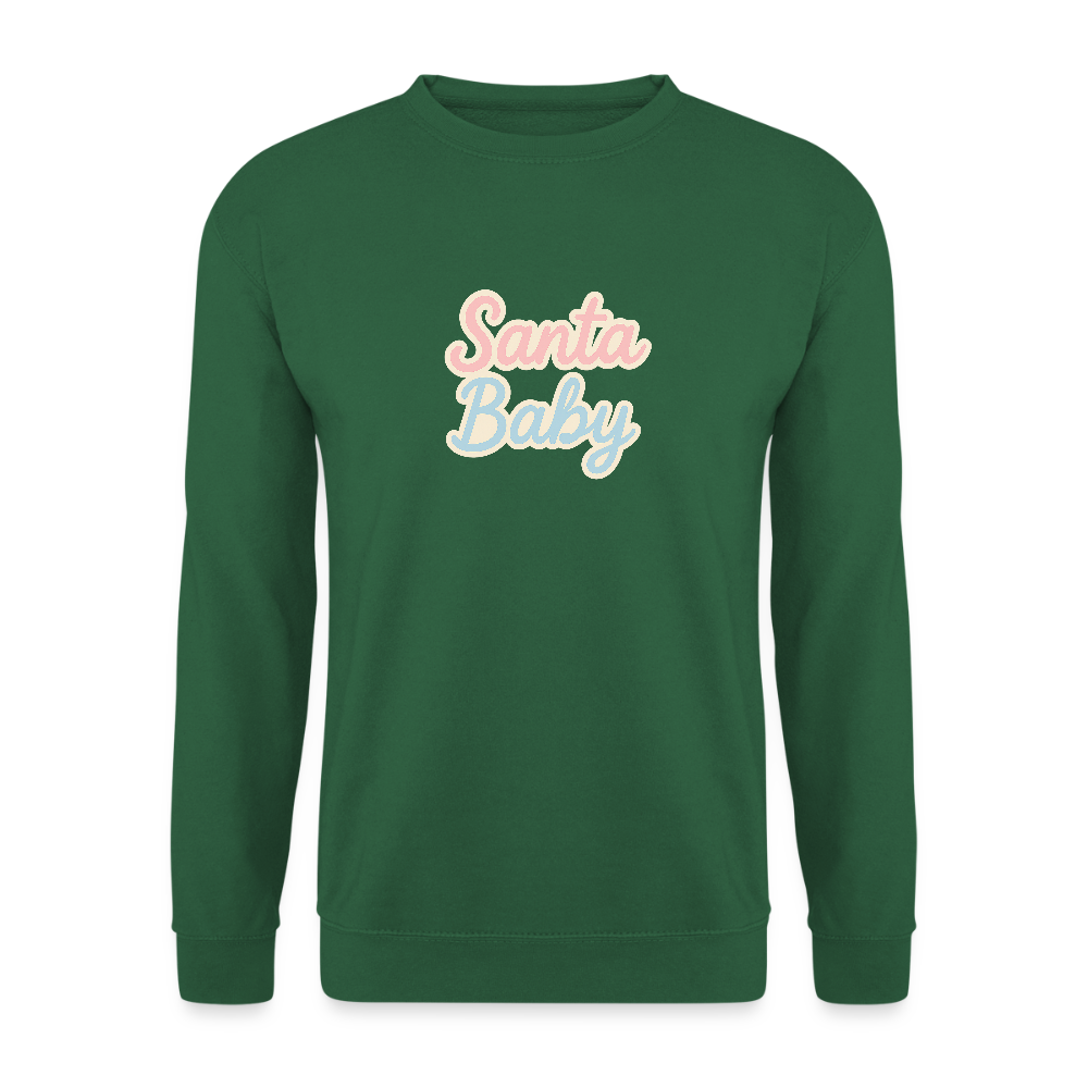 Unisex Pullover "Santa Baby" - Grün