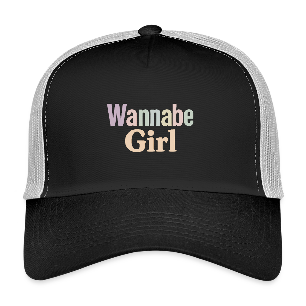 Cap "Wannabe Girl" - Schwarz/Steingrau