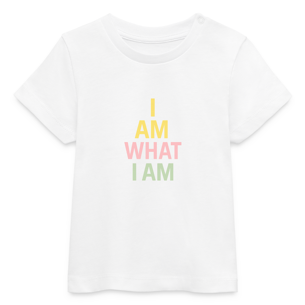 Baby Bio-T-Shirt "I am" - Weiß