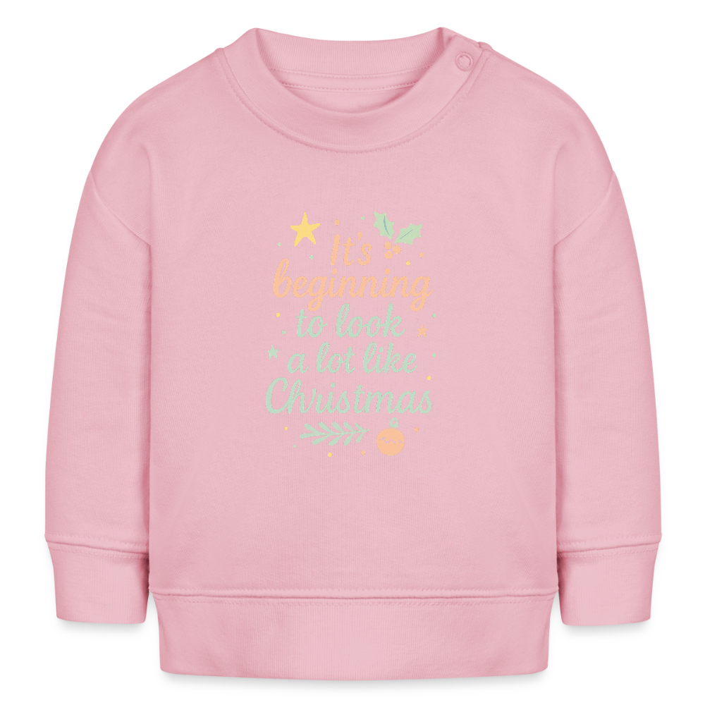 Kids Bio-Sweatshirt "It's beginning to look like Christmas" - Hellrosa