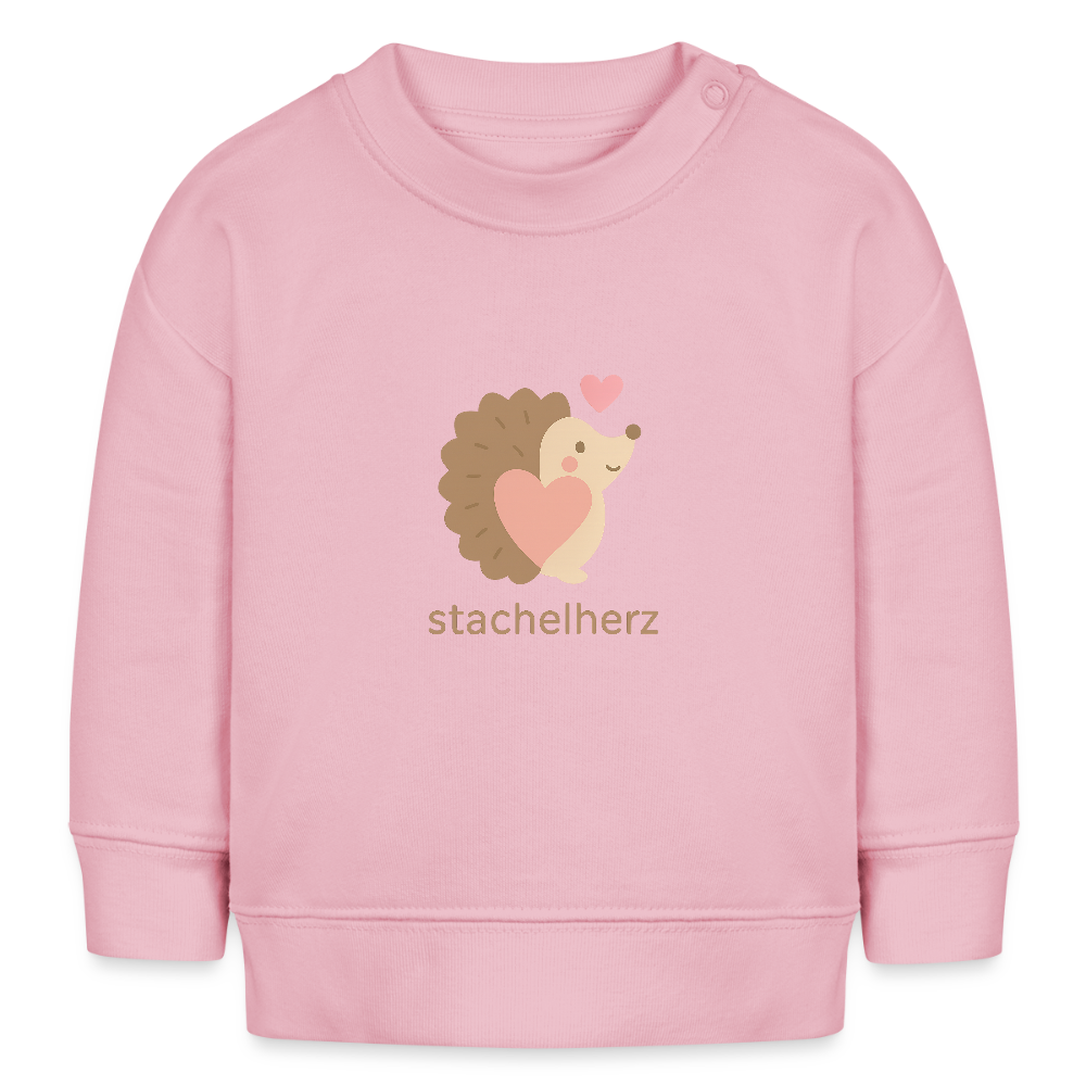Bio-Sweatshirt "Igel" - Hellrosa