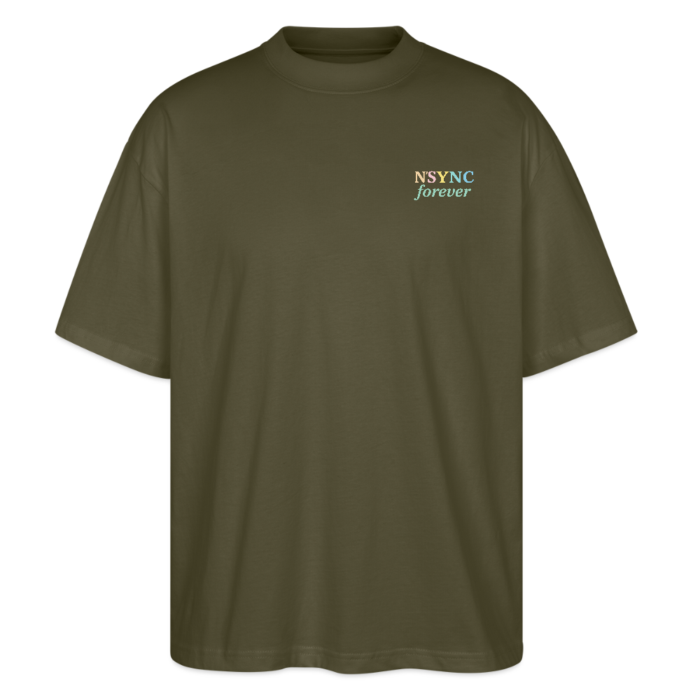 Oversized Shirt "N'SYNC bye" - Khaki