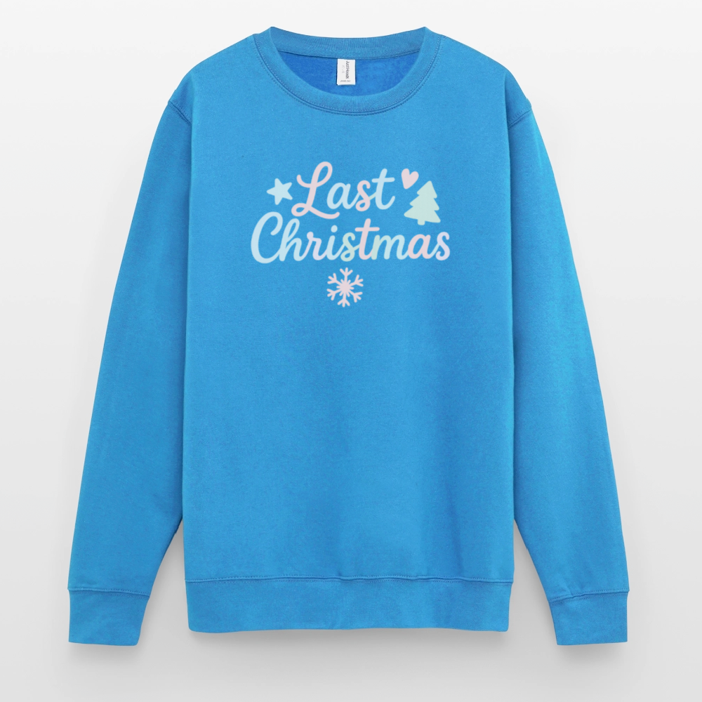 Unisex Pullover "Last Christmas" - Meeresblau