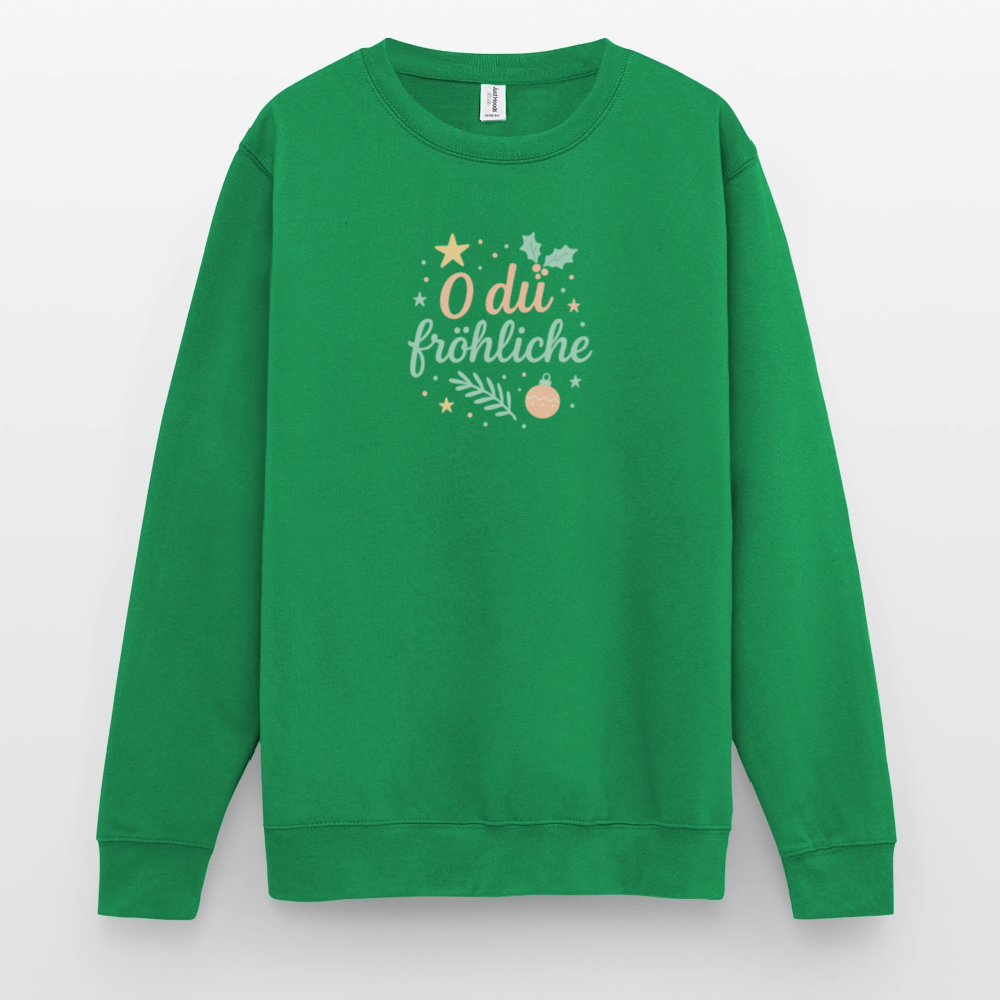 Unisex Pullover "O du fröhliche" - Kelly Green