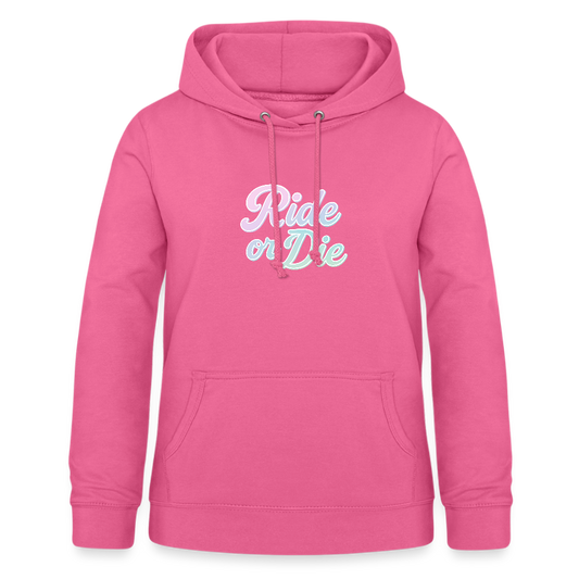Frauen Hoodie "Ride or Die" - Pink