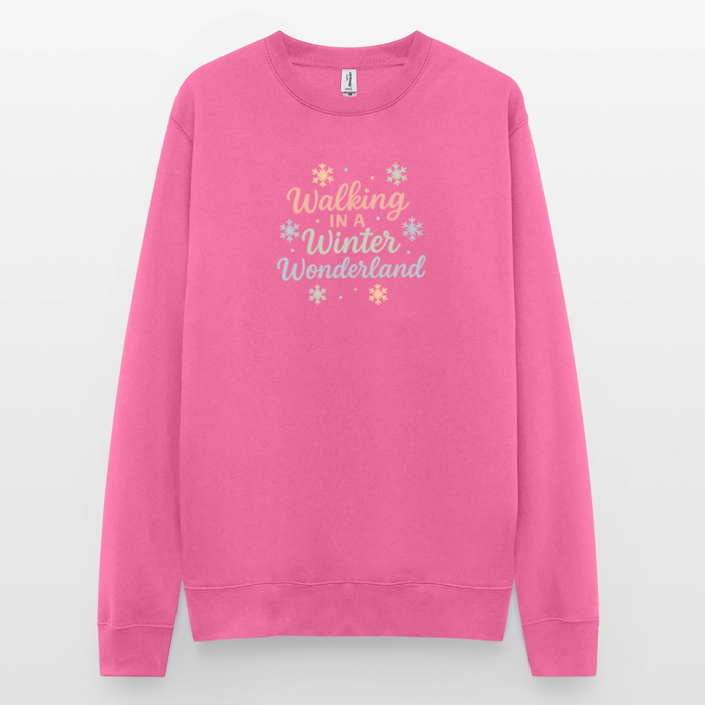 Unisex Pullover "Winter Wonderland" - Pink