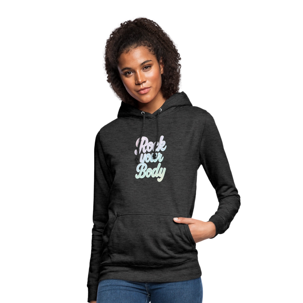 Frauen Hoodie "Rock your Body" - Anthrazit