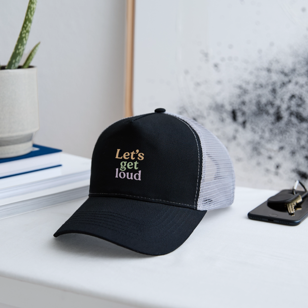 Cap  "Let's get loud" - Schwarz/Steingrau