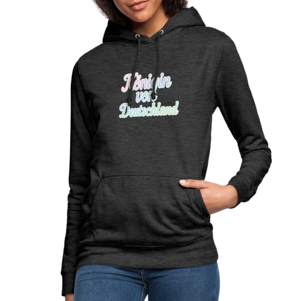 Frauen Hoodie "Königin von Deutschland" - Anthrazit