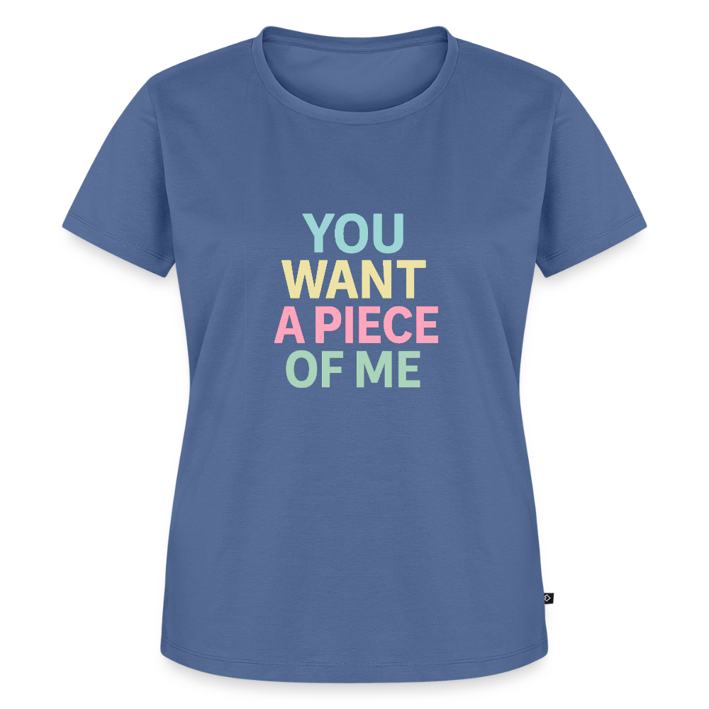 Frauen Premium T-Shirt "piece of me" - Taubenblau