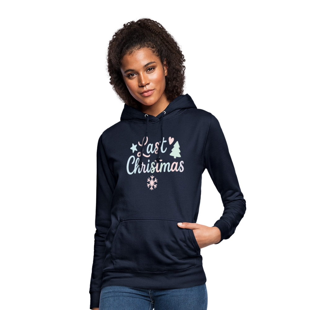 Frauen Hoodie "Last Christmas" - Navy