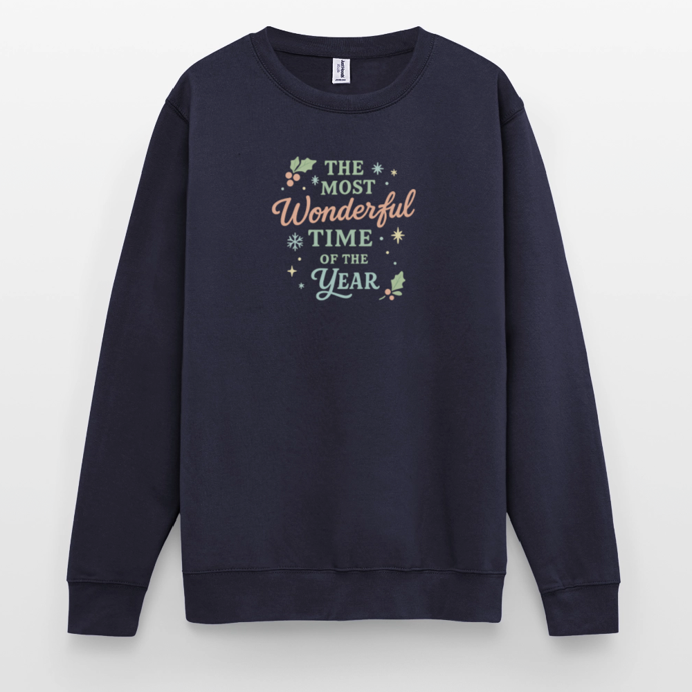 Unisex Pullover "The Most Wonderful Time" - Navy