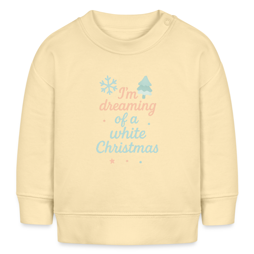 Kids Bio-Sweatshirt "White Christmas" - Creme
