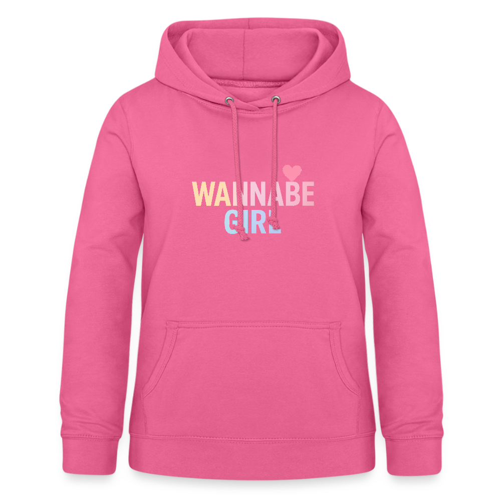 Frauen Hoodie "Wannabe Girl" - Pink