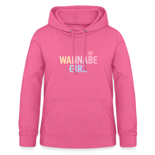 Frauen Hoodie "Wannabe Girl" - Pink