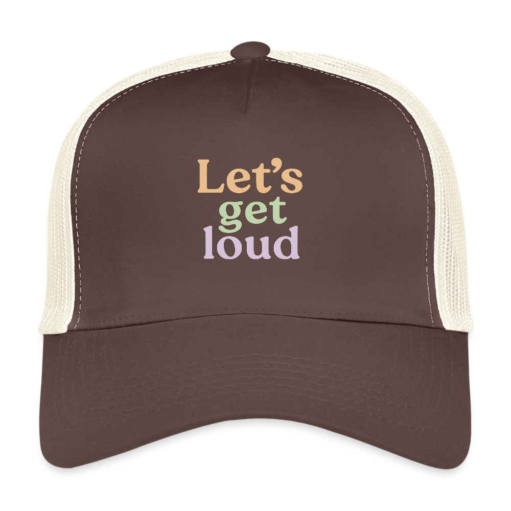 Cap  "Let's get loud" - Braun/Beige