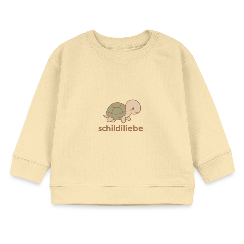 Bio-Sweatshirt "Schildkröte" - Creme