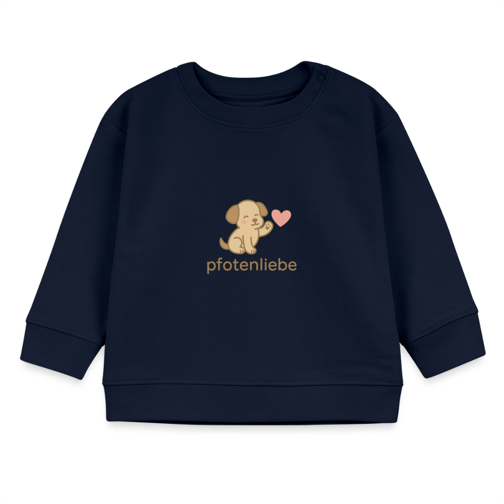 Bio-Sweatshirt "Hund" - Navy