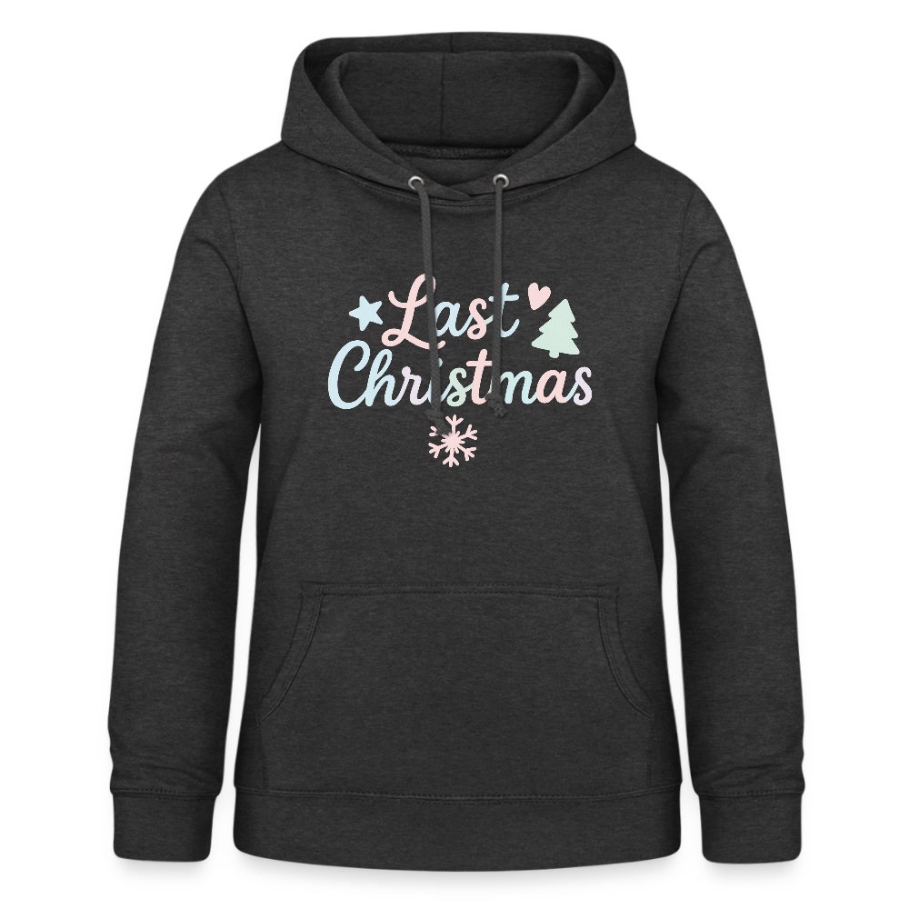 Frauen Hoodie "Last Christmas" - Anthrazit