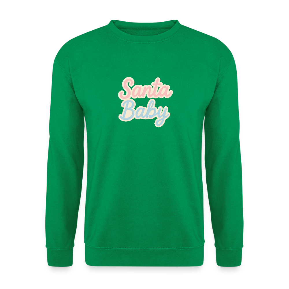 Unisex Pullover "Santa Baby" - Kelly Green