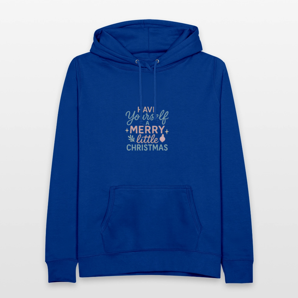 Frauen Hoodie "Have Yourself a Merry Little Christmas" - Royalblau