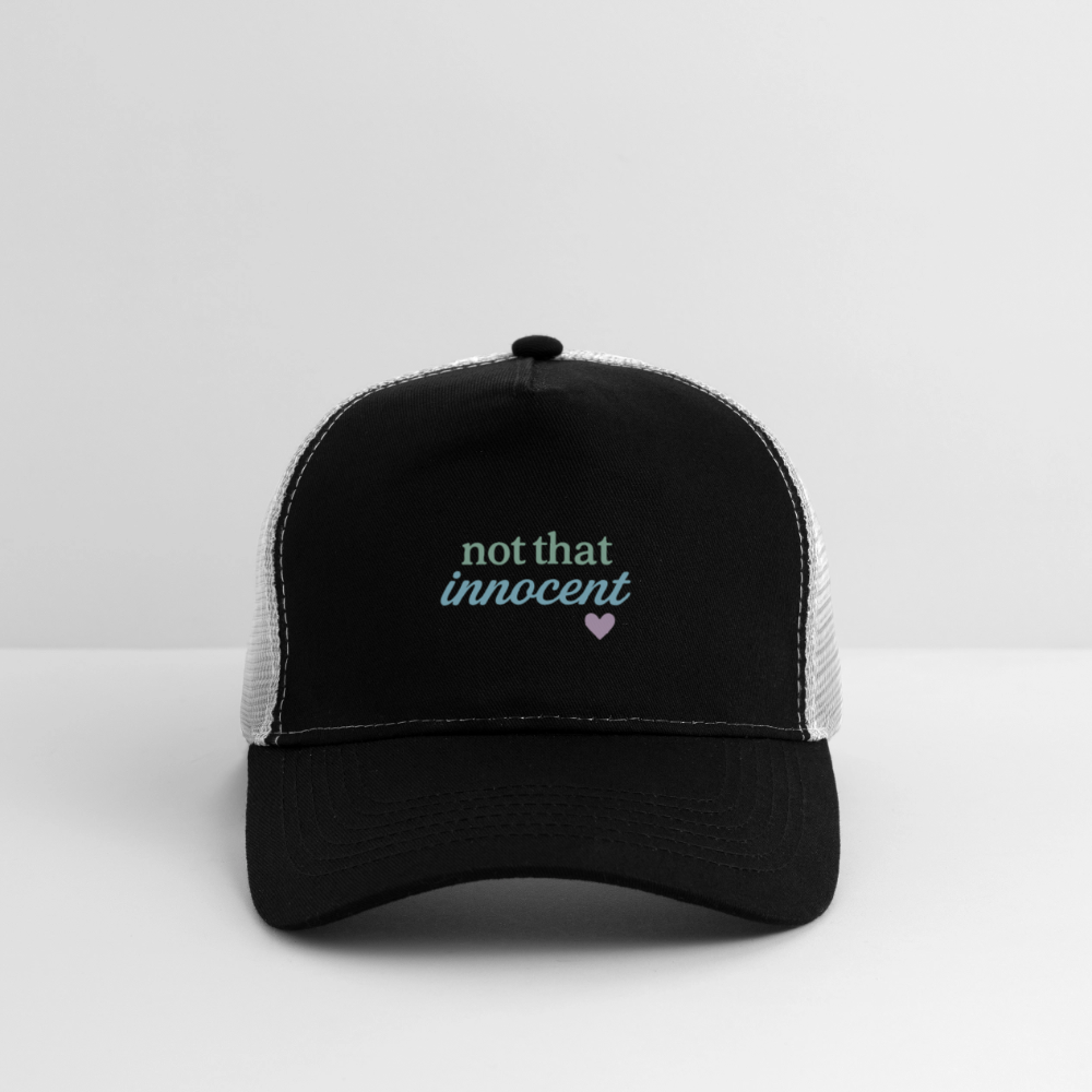 Cap "not that innocent" - Schwarz/Steingrau