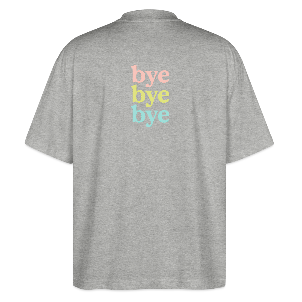 Oversized Shirt "N'SYNC bye" - Grau meliert