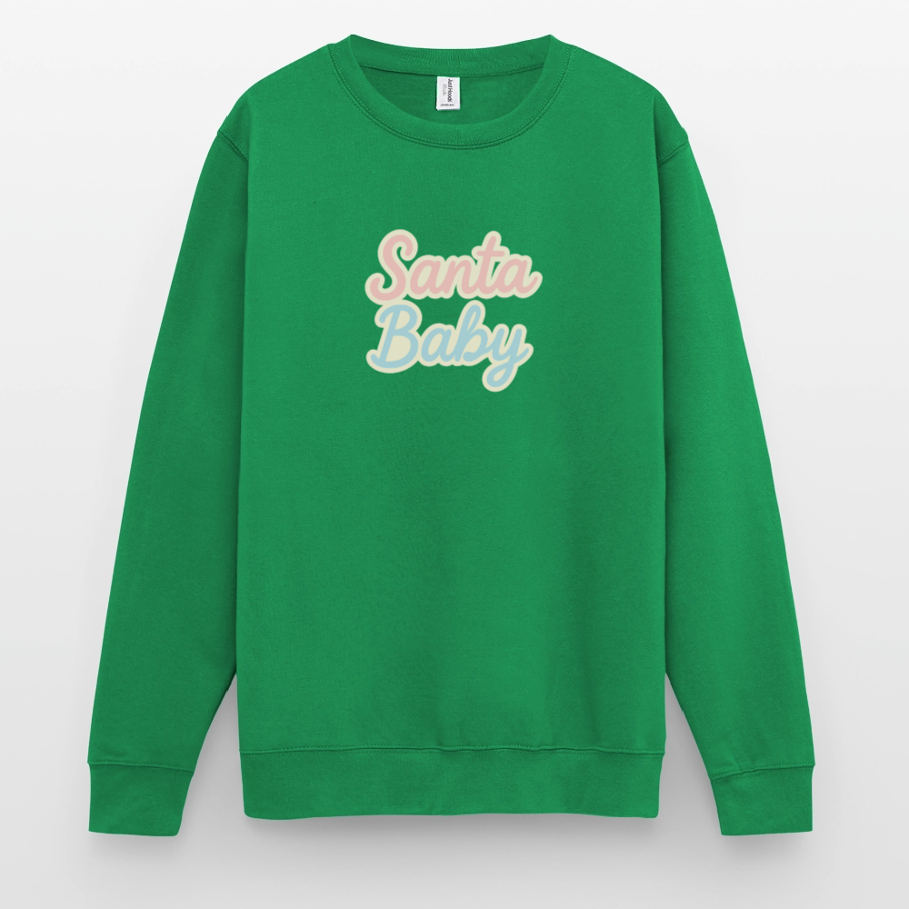 Unisex Pullover "Santa Baby" - Kelly Green