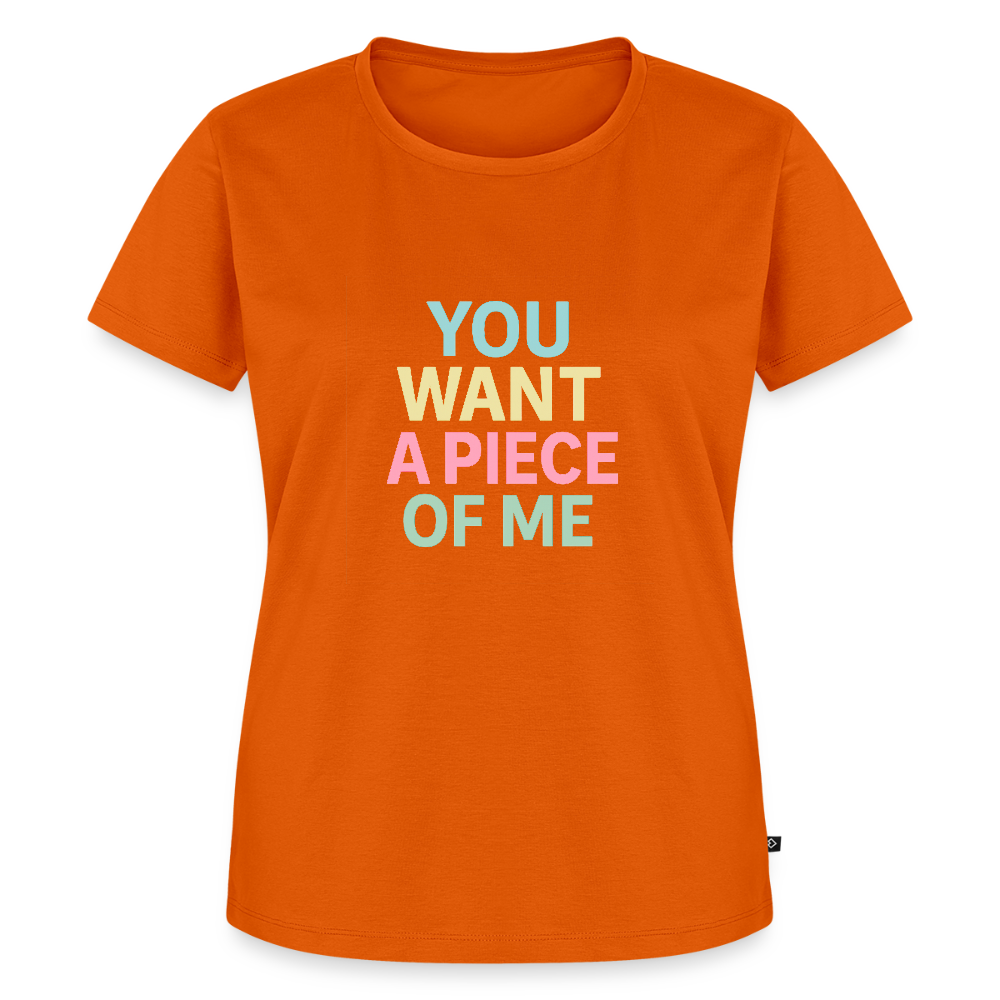 Frauen Premium T-Shirt "piece of me" - Orange 