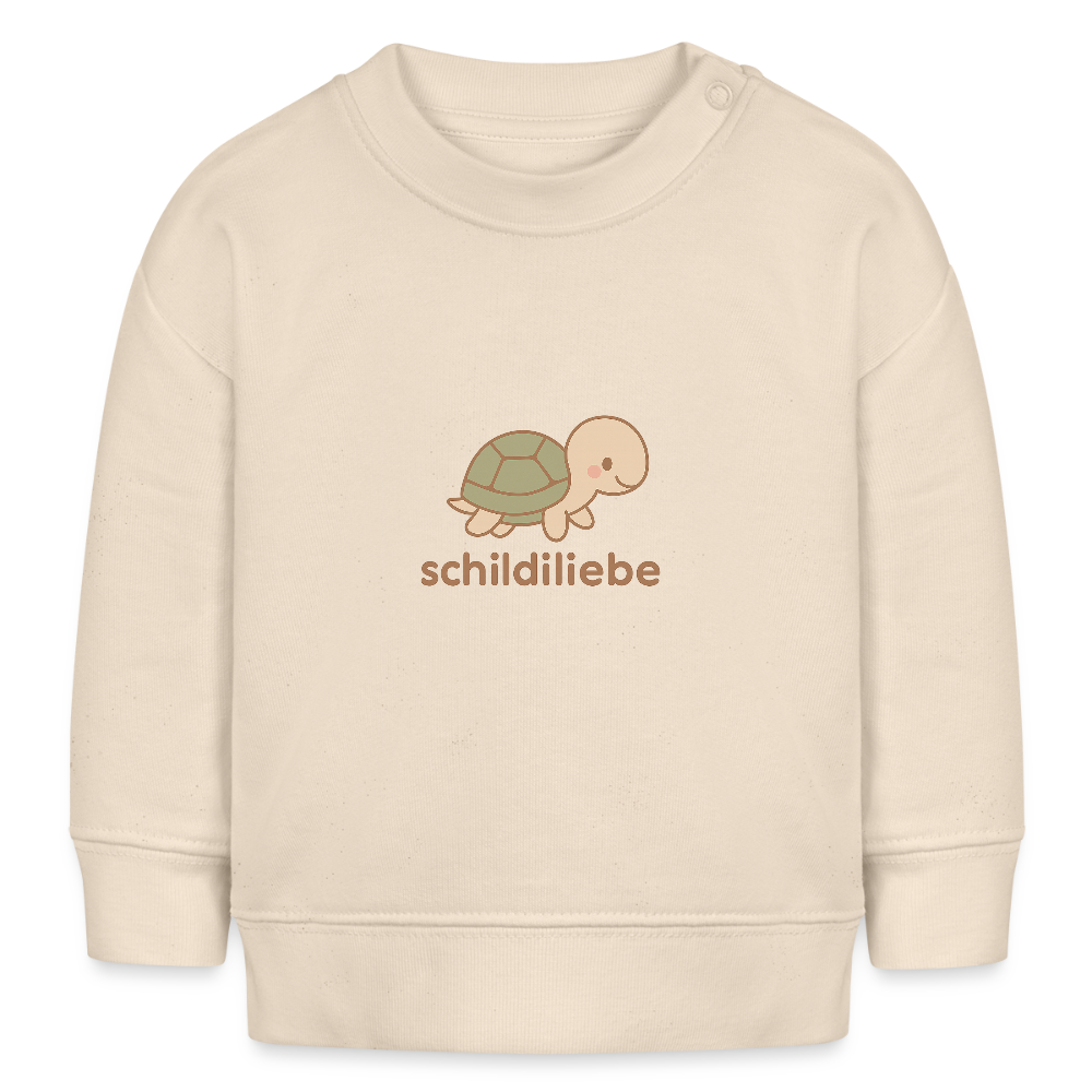 Bio-Sweatshirt "Schildkröte" - Weißgrau