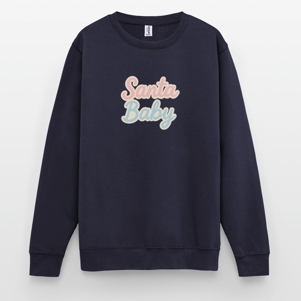Unisex Pullover "Santa Baby" - Navy