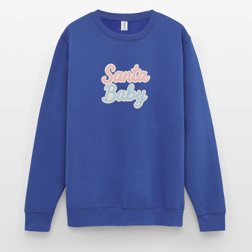 Unisex Pullover "Santa Baby" - Royalblau