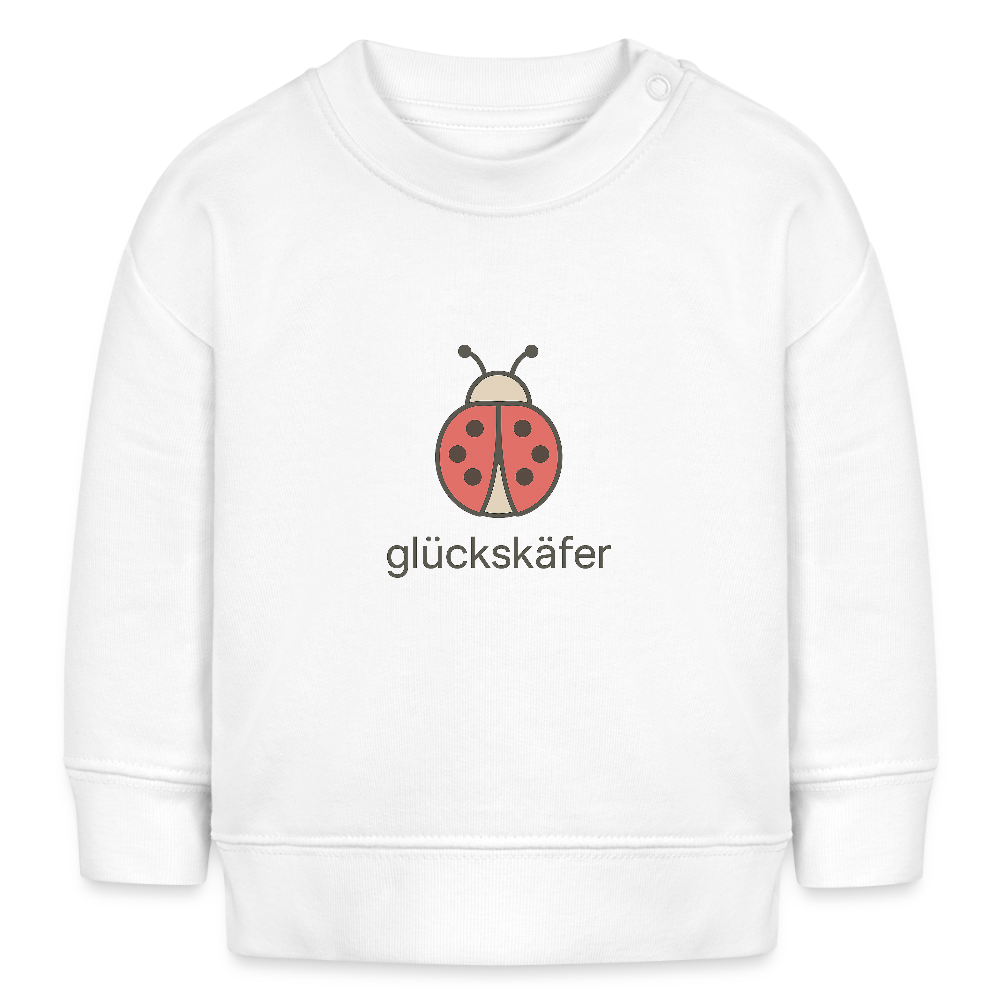 Bio-Sweatshirt "Käfer" - Weiß