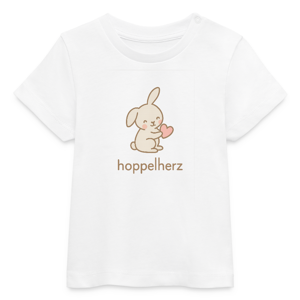Baby Bio-T-Shirt "Hase" - Weiß