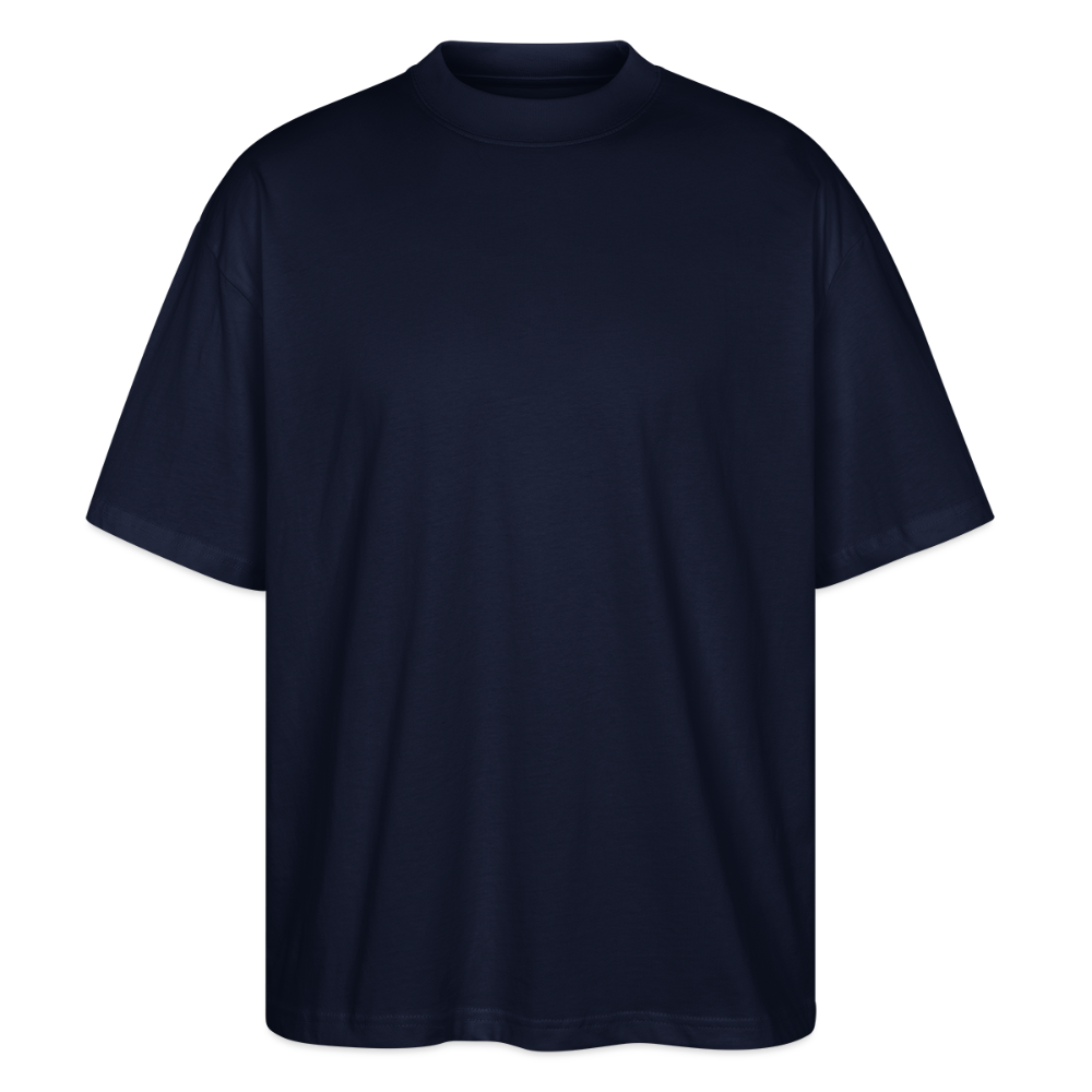 Oversized Shirt "Boom Boom Boom Boom" - Navy