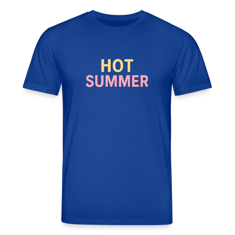 Unisex Bio-T-Shirt "hot summer" - Dunkelblau