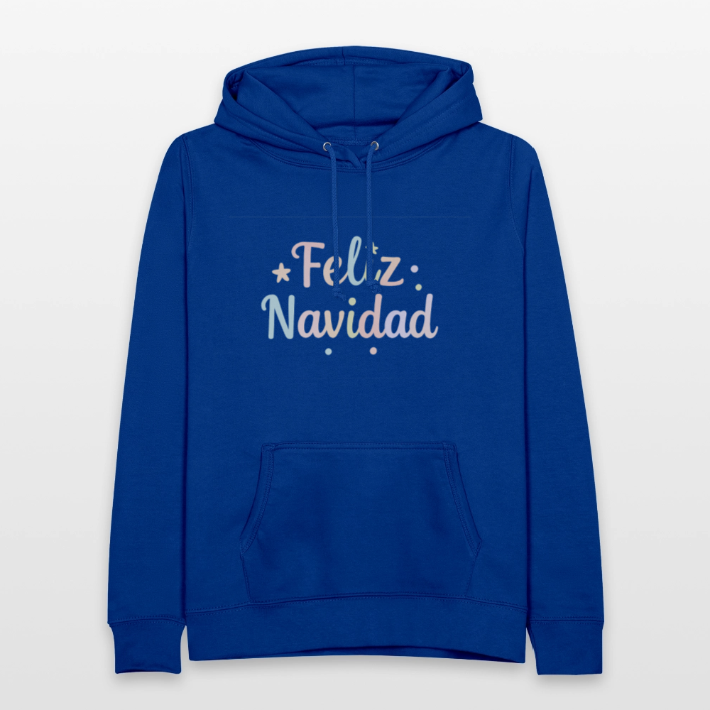 Frauen Hoodie "Feliz Navidad" - Royalblau